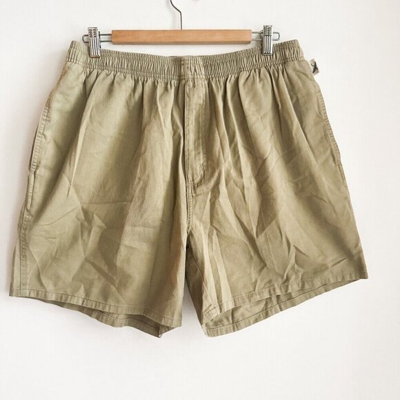 Eddie Bauer Light Beige Cotton Khaki Short Men's Large - Picture 4 of 4
